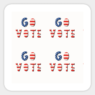 Go Vote Sticker